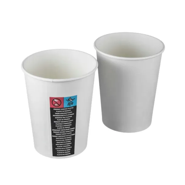 Kubek papierowy z powłoką 250 ml Kubeczki jednorazowe do herbaty kawy 50