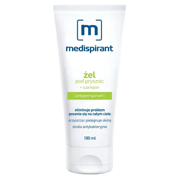 MEDISPIRANT Żel pod prysznic + szampon 180 ml