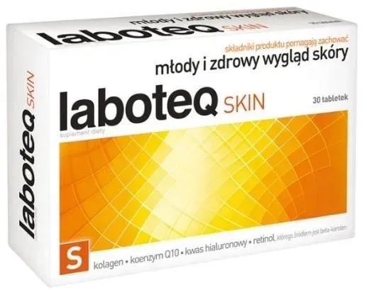 LABOTEQ SKIN Zdrowy wygląd skóry Q10 Kolagen 30 tabletek