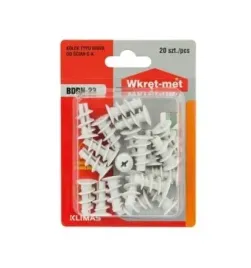 kolki-slimakowe-driva-do-plyt-g-k-kolek-rozporowy-20szt-8x23mm