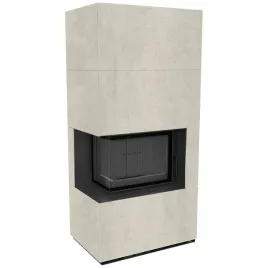 kominek-floki-box-lewy-8kw-fi160-savoia-perla-bocciardata-czarne-wylozenie