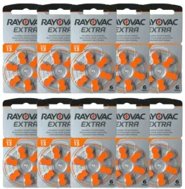 60x-baterie-sluchowe-pr48-mocne-opakowanie-rayovac-13-60-sztuk