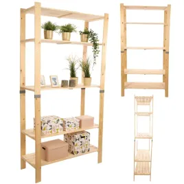 regal-drewniany-na-ksiazki-regal-na-zabawki-regal-do-spizarni-230cm-sosnowy