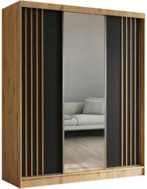 szafa-z-lustrem-lamelami-trzydrzwiowa-przesuwna-180-cm-artisan-czarny-nila