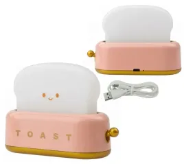 bezprzewodowa-lampka-led-dziecieca-toster-rozowy-biala-ciepla-kabel-usb