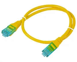 kabel-krosowy-patch-cord-u-utp-kat-5e-zolty-05m-2x-rj45