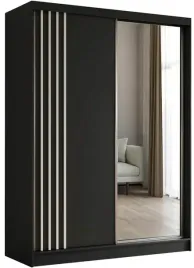 szafa-dwudrzwiowa-przesuwna-160-cm-z-drazkami-lustrem-czarny-bialy-nila
