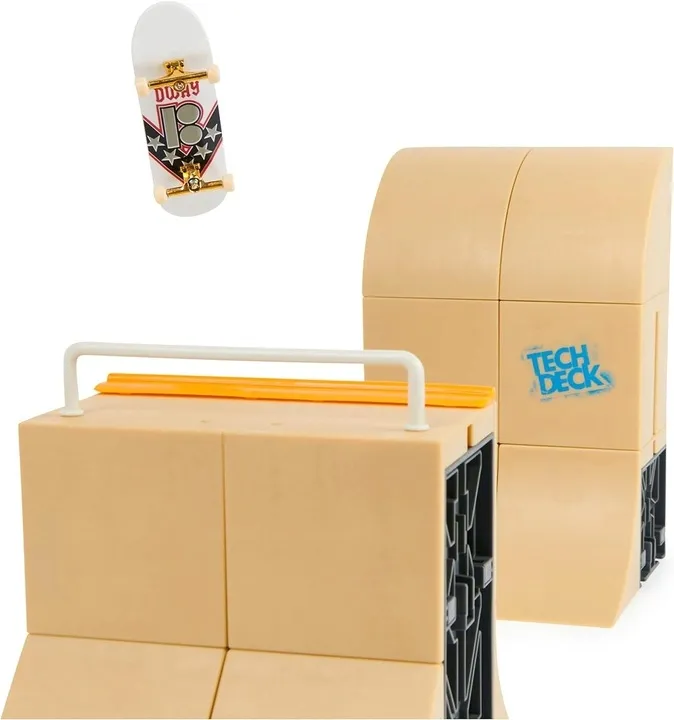 tech-deck-fingerboard-rampa-mega-half-pipe-deska-stan-nowy