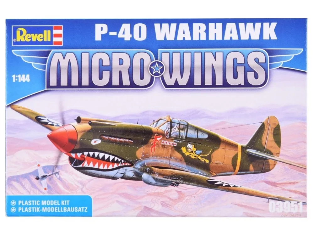 model-do-sklejania-samolot-micro-wings-warhawk-stan-nowy
