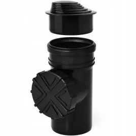 rewizja-z-kratka-dekiel-redukcyjny-63-110-110-galeco-pvc-czarny-9005