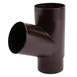 trojnik-plastikowy-67-do-rury-okraglej-100mm-galeco-pvc-braz-czeko-ral8017