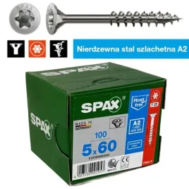 wkrety-nierdzewne-a2-spax-50x60-glowka-stozkowa-gwint-niepelny-100-sztuk