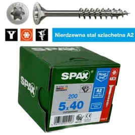 wkrety-nierdzewne-a2-spax-50x40-glowka-stozkowa-gwint-niepelny-200-sztuk