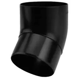kolano-plastikowe-45-100-galeco-pvc-czarne-ral9005