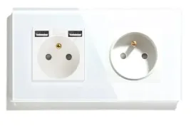 gniazdko-szklane-podwojne-usb-a-a-zwykle-gniazdo-kontakt-16a-szklo-157mm