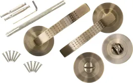 komplet-klamka-do-drzwi-drzwiowa-bezpieczna-patyna-szyld-blokada-wc-110-mm