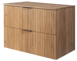 wiszaca-szafka-lazienkowa-pod-umywalke-80-cm-blat-ryflowana-dab-craft-zloty