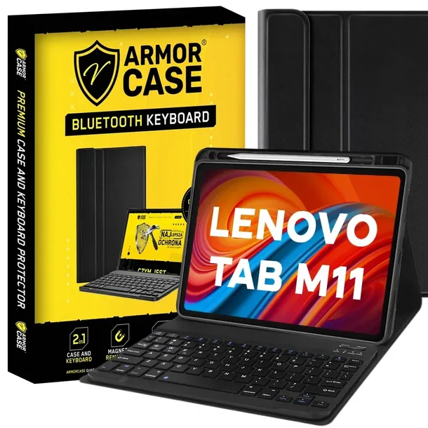 ETUI I KLAWIATURA BLUETOOTH DO LENOVO TAB M11 11" TB330FU TB330XU CZARNY