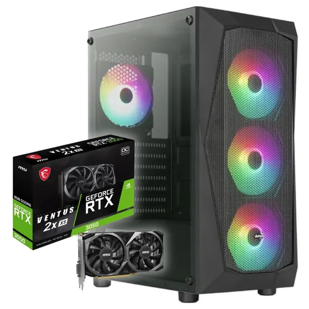 Komputer Gamingowy i7 3,9GHz | NVIDIA RTX3050 6GB | 16GB 512+1TB Win10