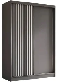 szafa-garderoba-przesuwna-dwudrzwiowa-szara-150-cm-z-lamelami-bialymi-lamio