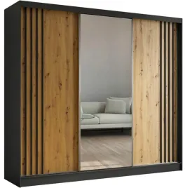 szafa-biala-przesuwna-240x216x61-cm-trzydrzwiowa-lustro-czarne-nila