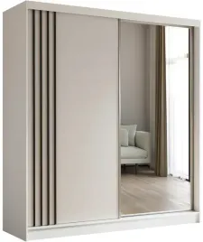 szafa-biala-dwudrzwiowa-przesuwna-z-lustrem-lamelami-czarnymi-200-cm-nila