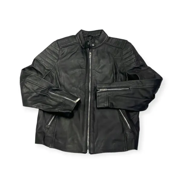 Skórzana kurtka damska ramoneska Real Leather L