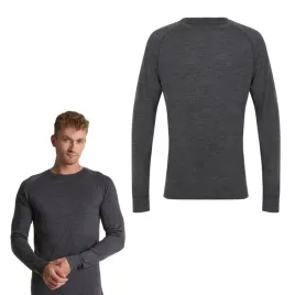 bluza-termoaktywna-meska-100percent-woolcano-merino-top0538-szary-s