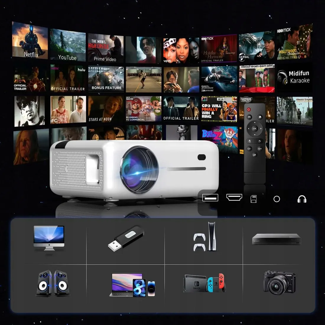 projektor-zenwire-e520h-stan-nowy