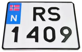tablica-rejestracyjna-norweska-motor-motocykl