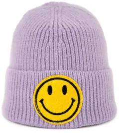 czapka-dziecieca-smiley-lawendowy-cz22258