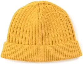 czapka-mini-beanie-zolty-cz21351