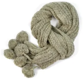 szal-pomponiasty-ciemny-bezowy-sz1850