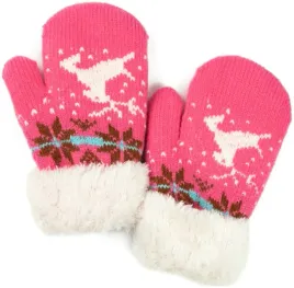 rekawiczki-dzieciece-yule-rozowy-rk22250