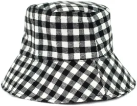 Zdjęcie produktu Kapelusz Flannel Bucket - czarny | damski, bawełniany cz22130