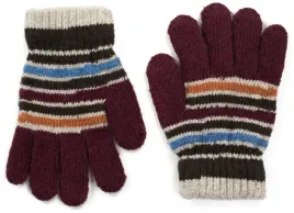 rekawiczki-kiddo-stripes-bordowy-rkq050