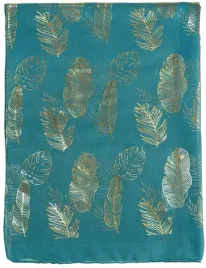 szal-golden-leaves-morski-sz23177