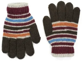 rekawiczki-kiddo-stripes-ciemny-brazowy-rkq050