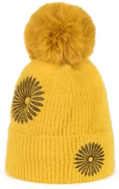 czapka-sloneczna-zima-zolty-cz21352