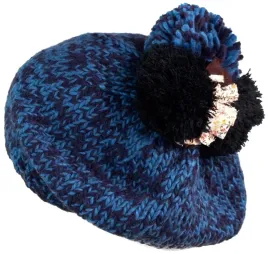 beret-trzy-pompony-niebieski-cz2705