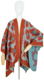 ponczo-cozy-leopard-rudy-sz23446