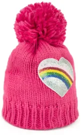 czapka-dziecieca-sequin-heart-malinowy-cz21389