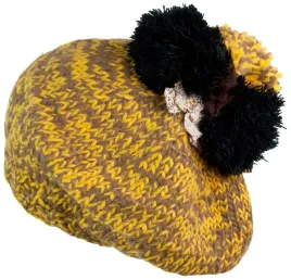 beret-trzy-pompony-zolty-cz2705
