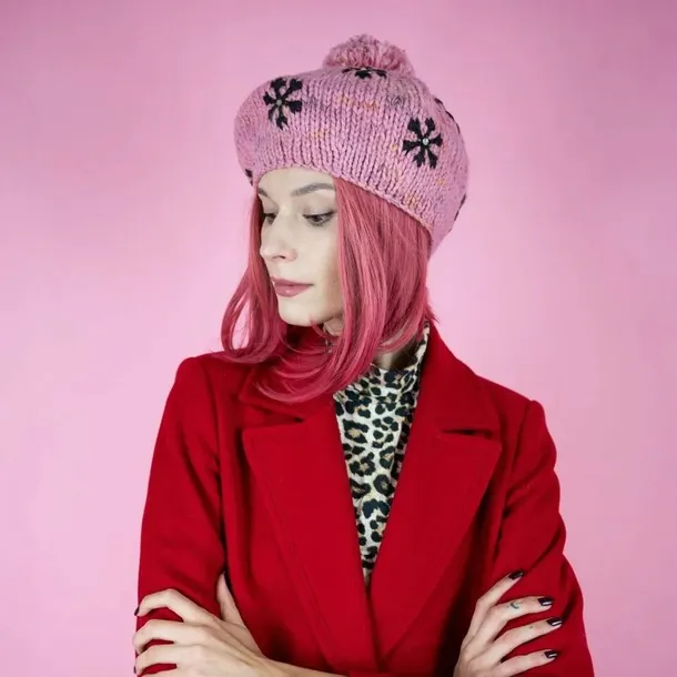 beret-first-snowflake-czerwony-cz2701-kolor-czerwony
