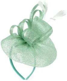 fascynator-allison-mietowy-or-opaska-blyszczacy-piora-cz22172