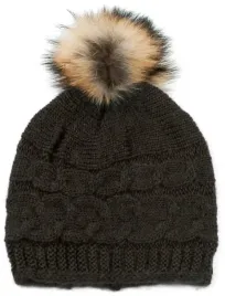 czapka-elegancka-welna-ciemny-brazowy-cz13311