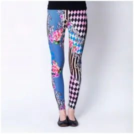 legginsy-alicja-w-krainie-czarow-niebieski