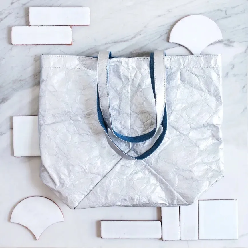 torebka-paper-srebrny-stan-nowy