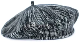 beret-cotton-melange-czarny-cz18329