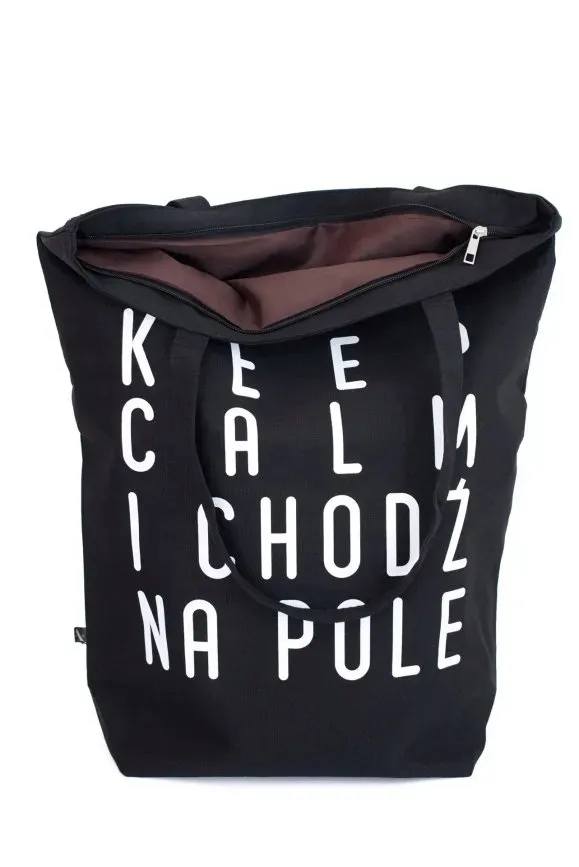 torba-xxl-keep-calm-czarny-stan-nowy
